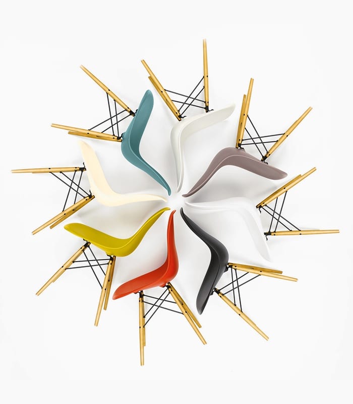 Eames plastic side chair تصویر 4